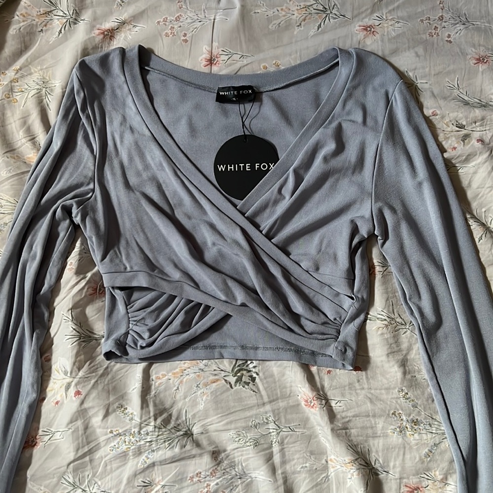 White Fox Criss Cross Long Sleeve
